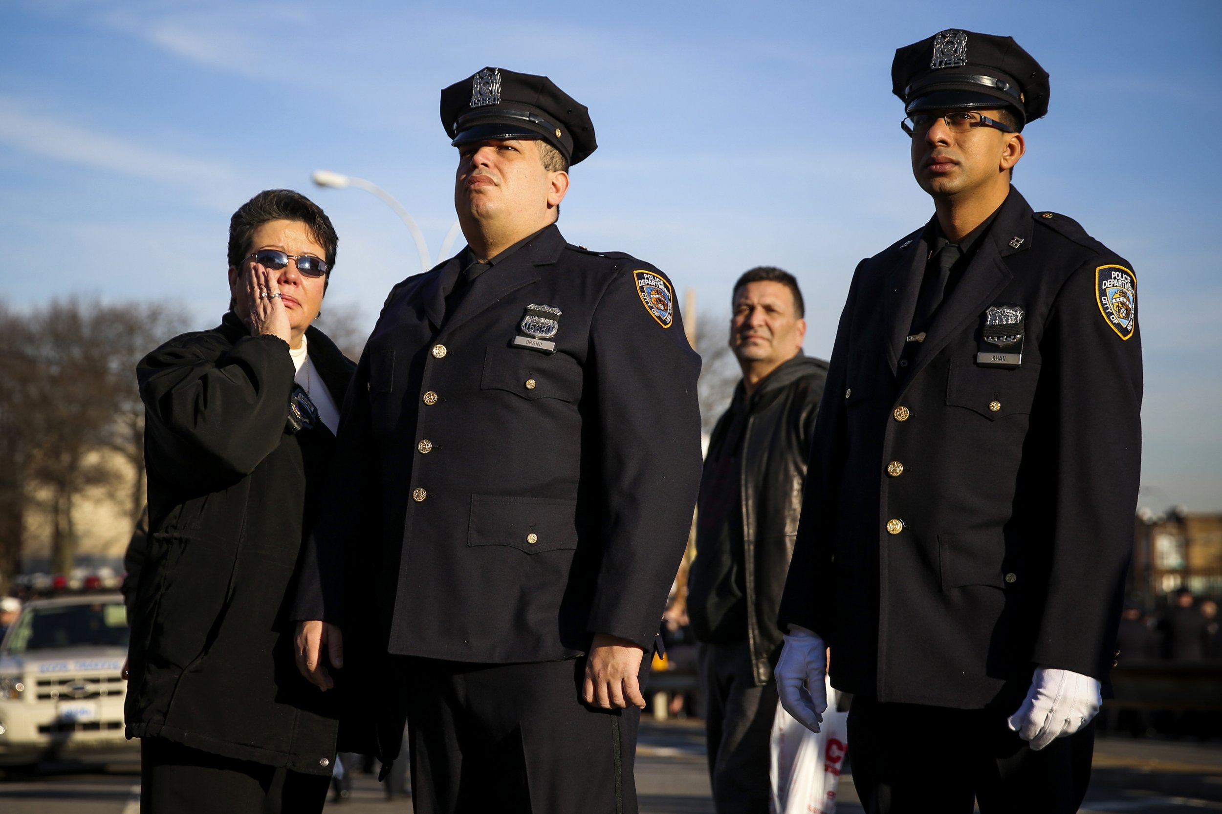 Photos: Thousands Gather For Slain NYPD Officer's Funeral - Newsweek