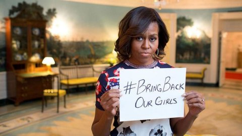 Michelle Obama BringBackOurGirls