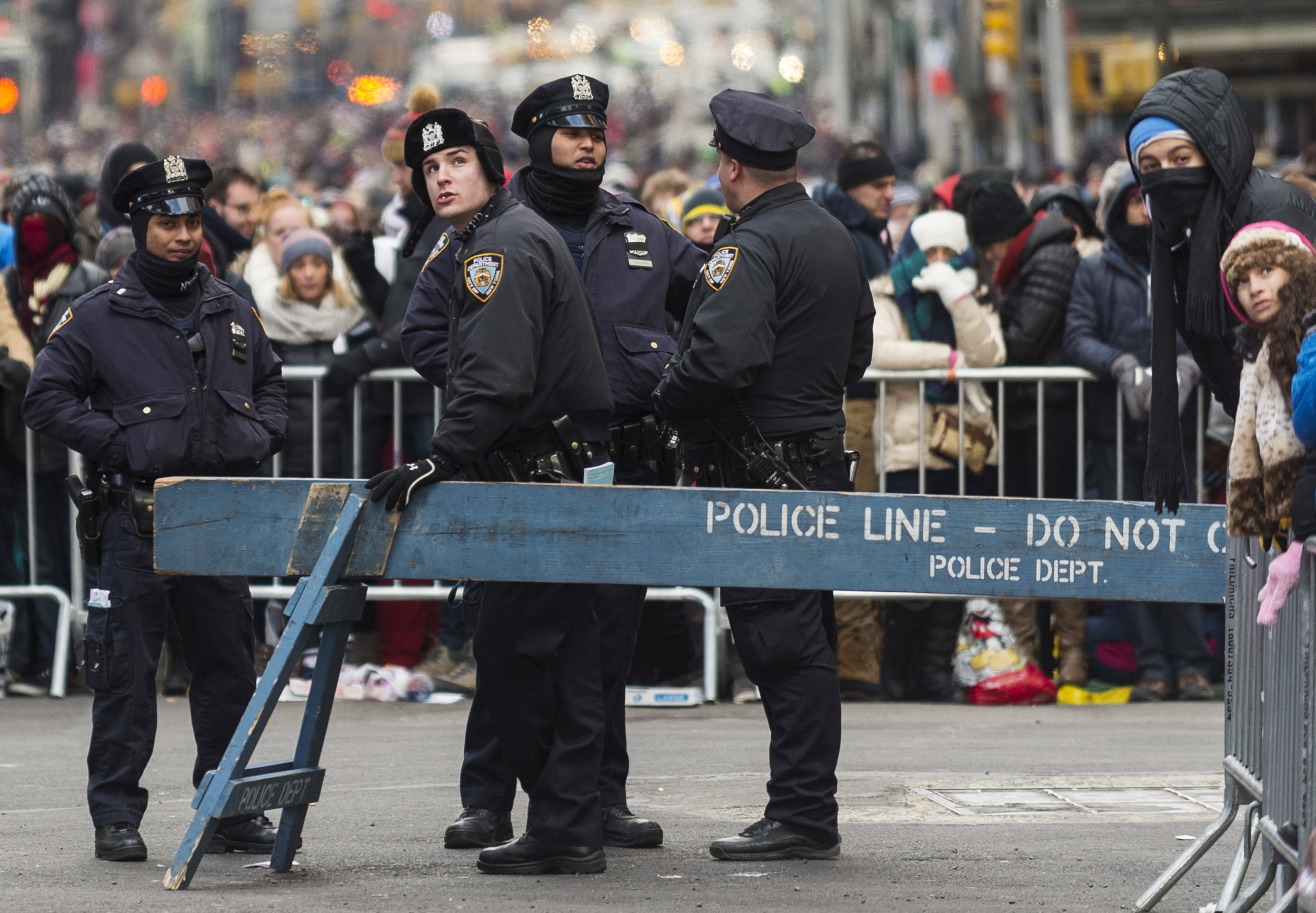 Heightened Security in Times Square on New Year's Eve