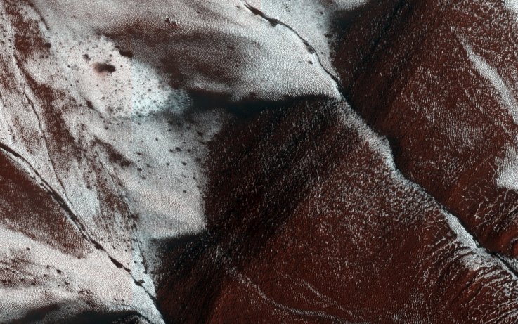 1-2-15 Mars frosty slopes 1-2-15 Mars frosty slopes