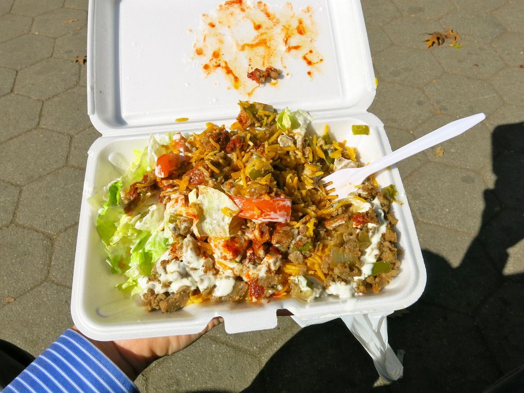 Halal food styrofoam