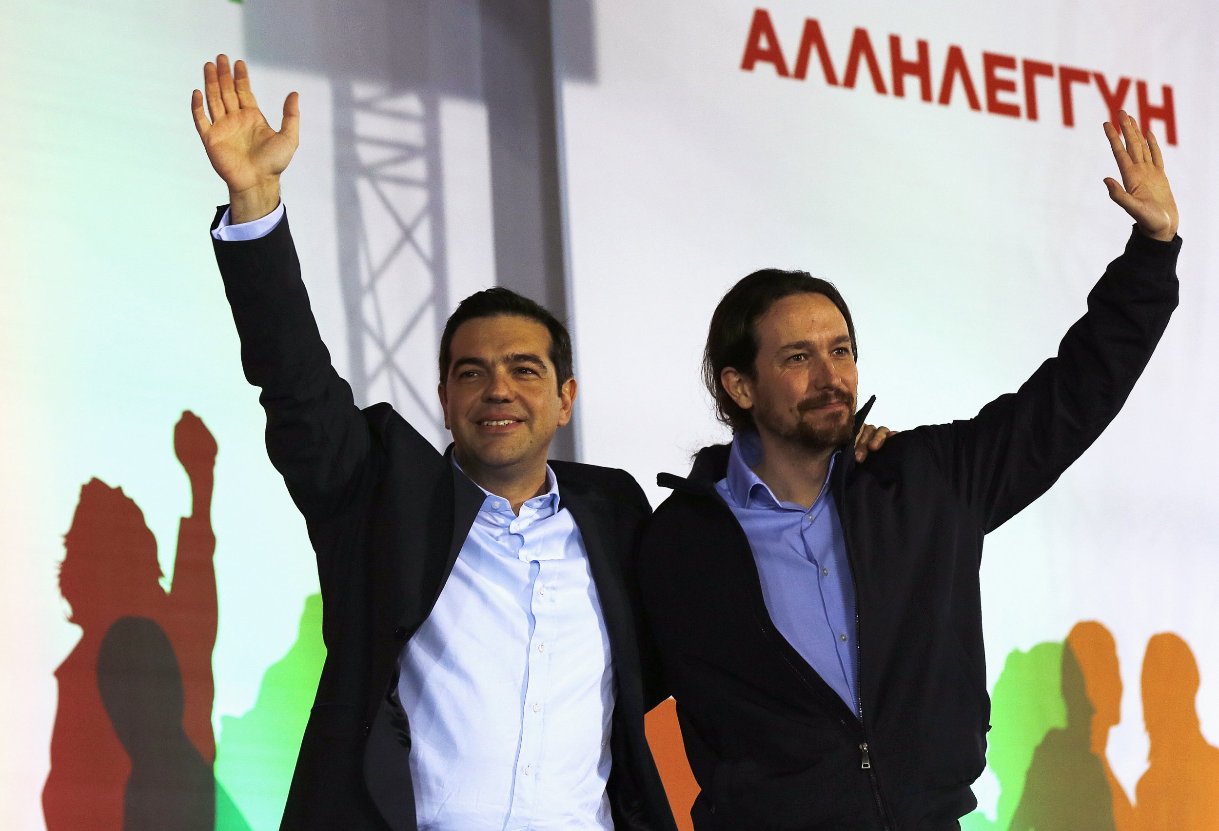 Podemos Celebrate Syriza Win With 9,000 Strong Rally