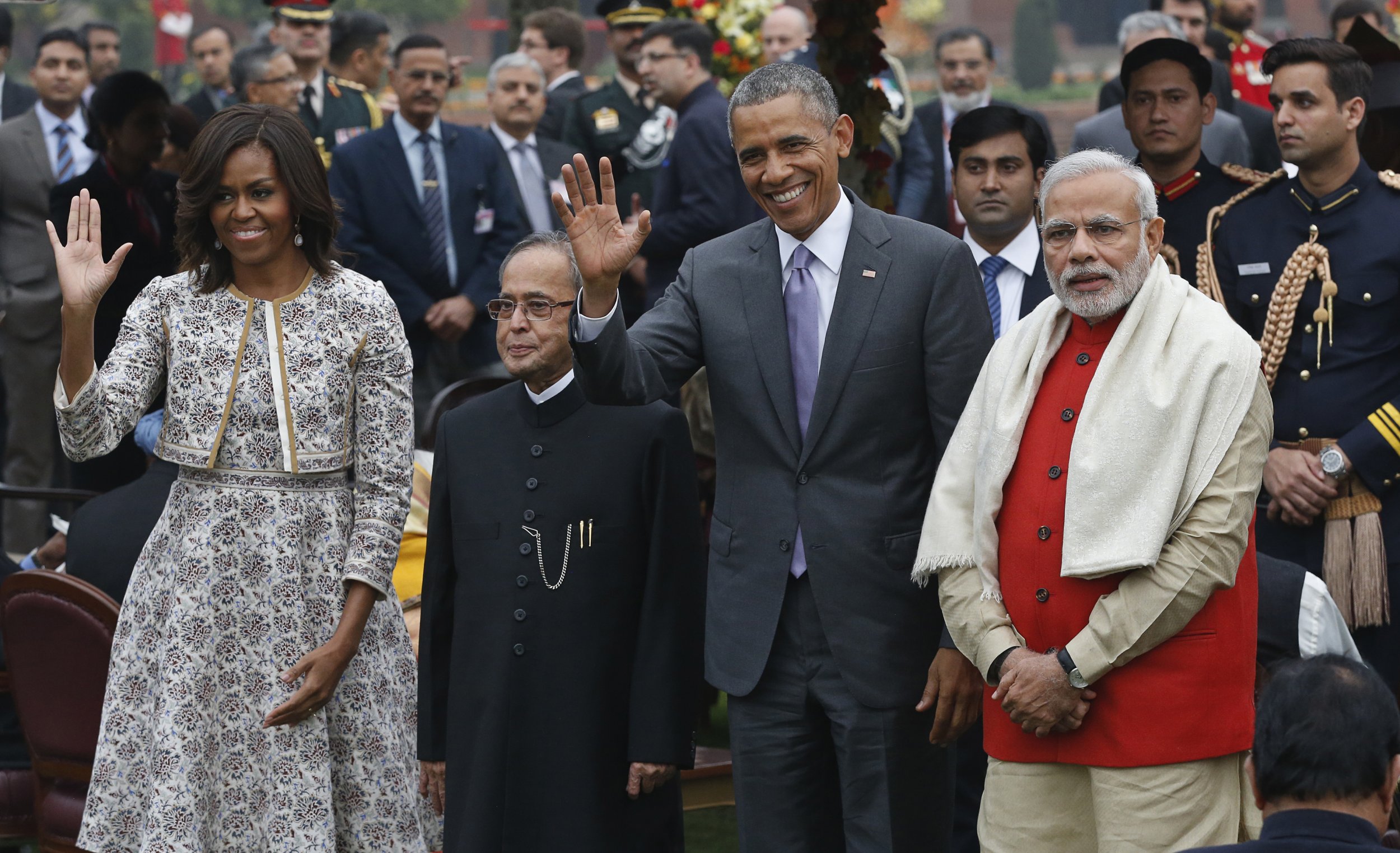 When presidents held umbrellas for Modi