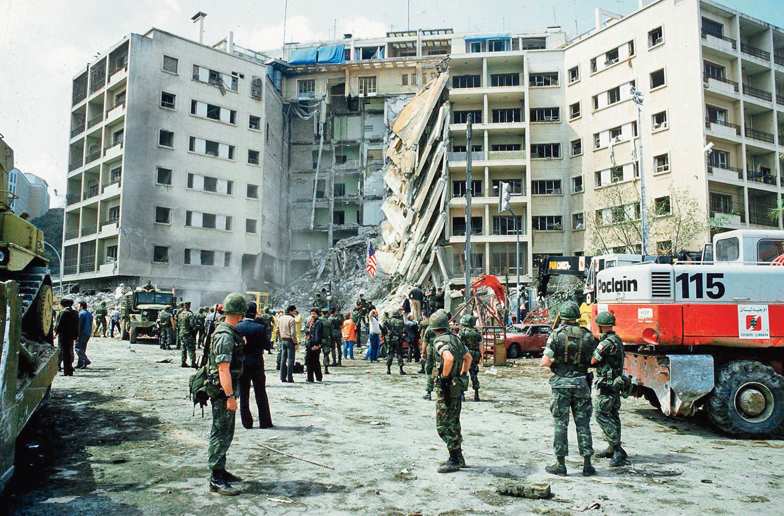 Взорвали казарму. Бомбардировка Бейрута 1983.