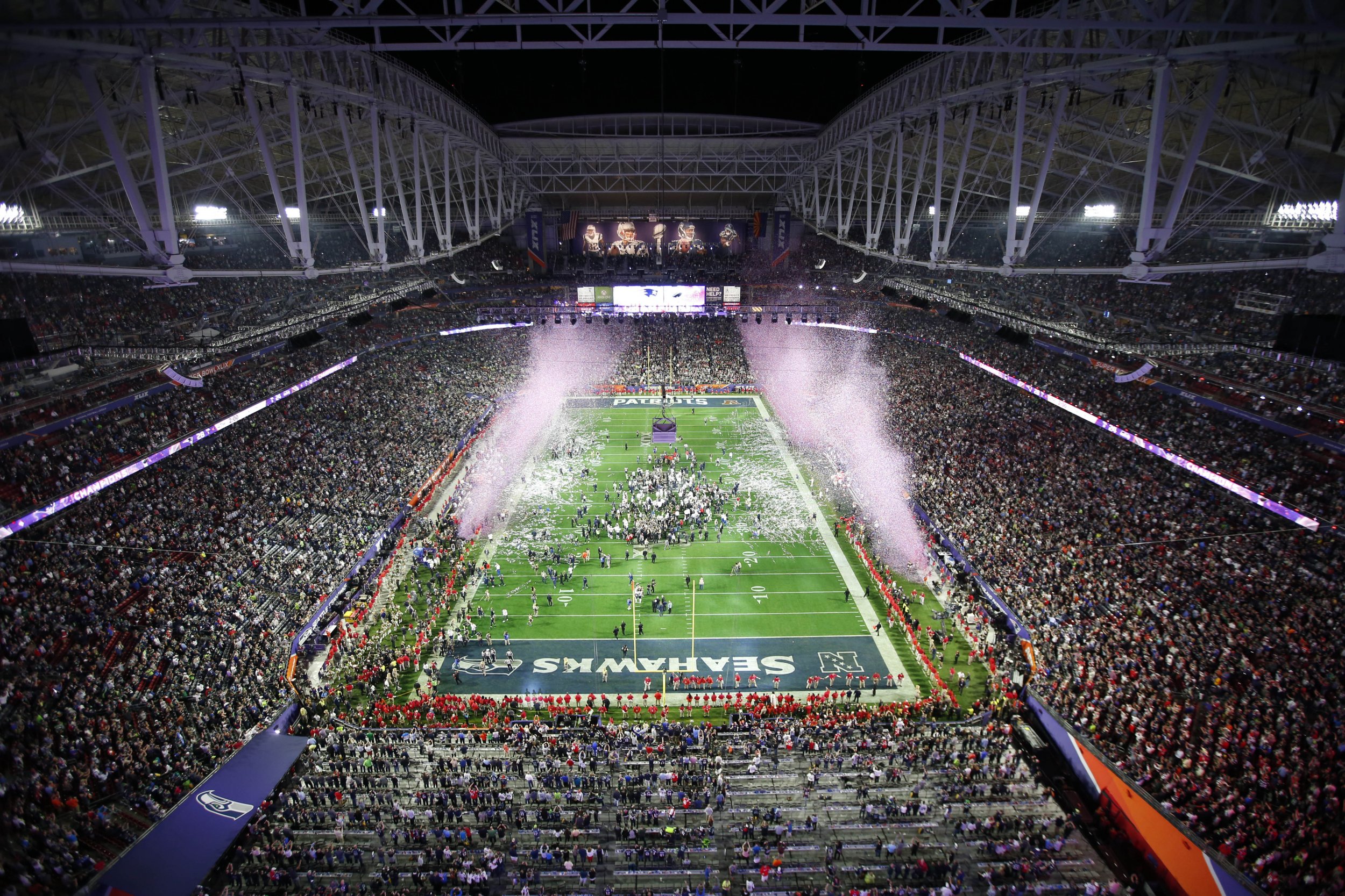 NBC's broadcast of Super Bowl XLIX between Seahawks and Patriots - Sports  Illustrated