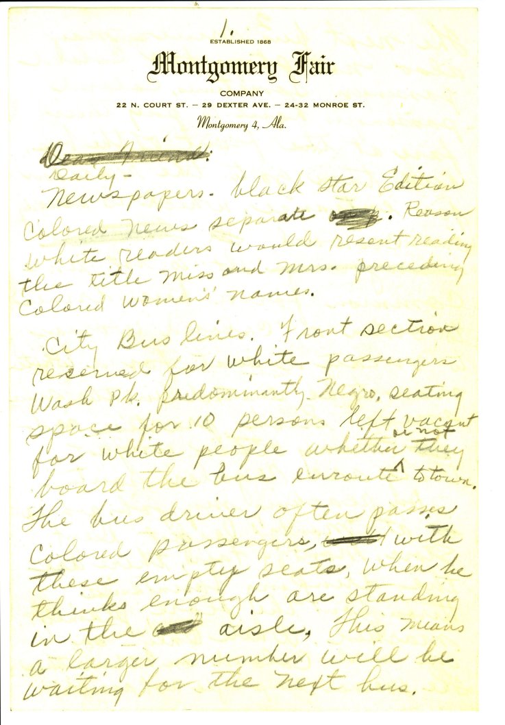 2-7-15 Parks letter to friend 2-7-15 Parks letter to friend