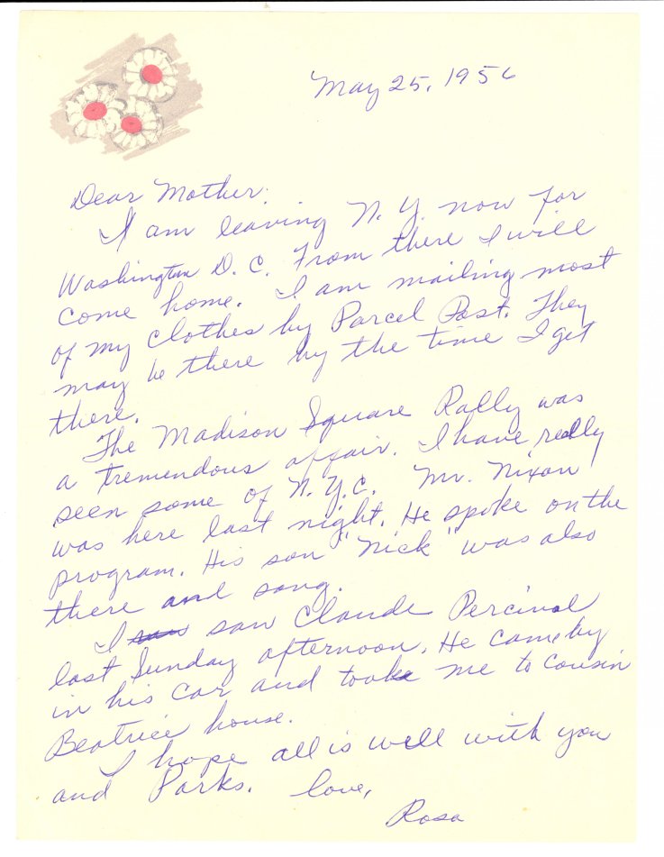 2-7-15 Parks letter to mother 2-7-15 Parks letter to mother