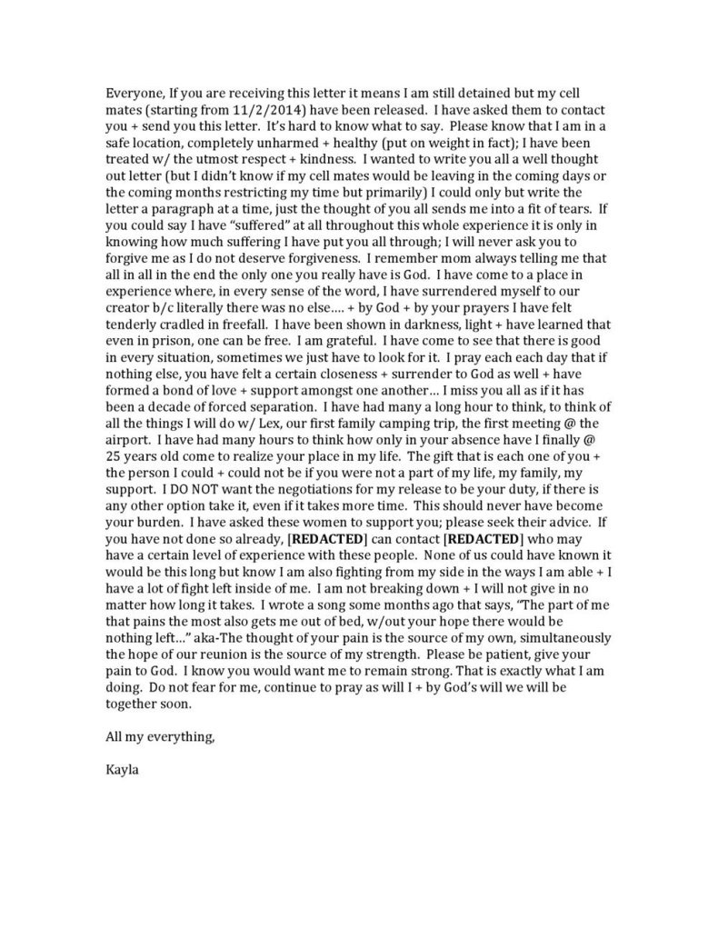Mueller Letter