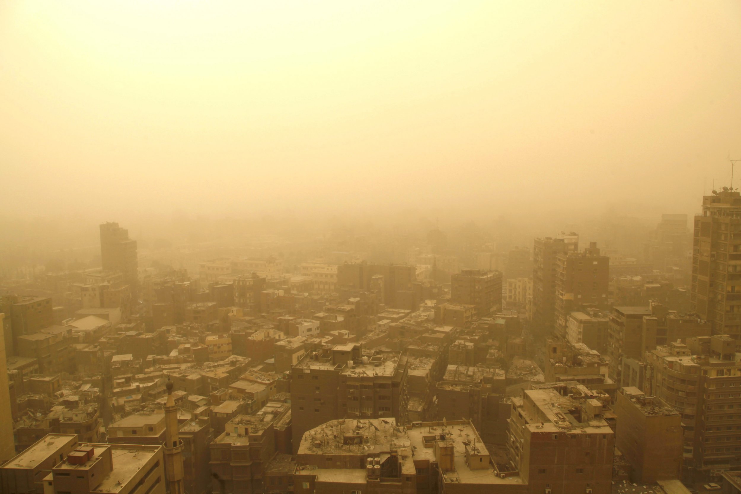 Photos Show Powerful Sandstorm Blasting Middle East - Newsweek