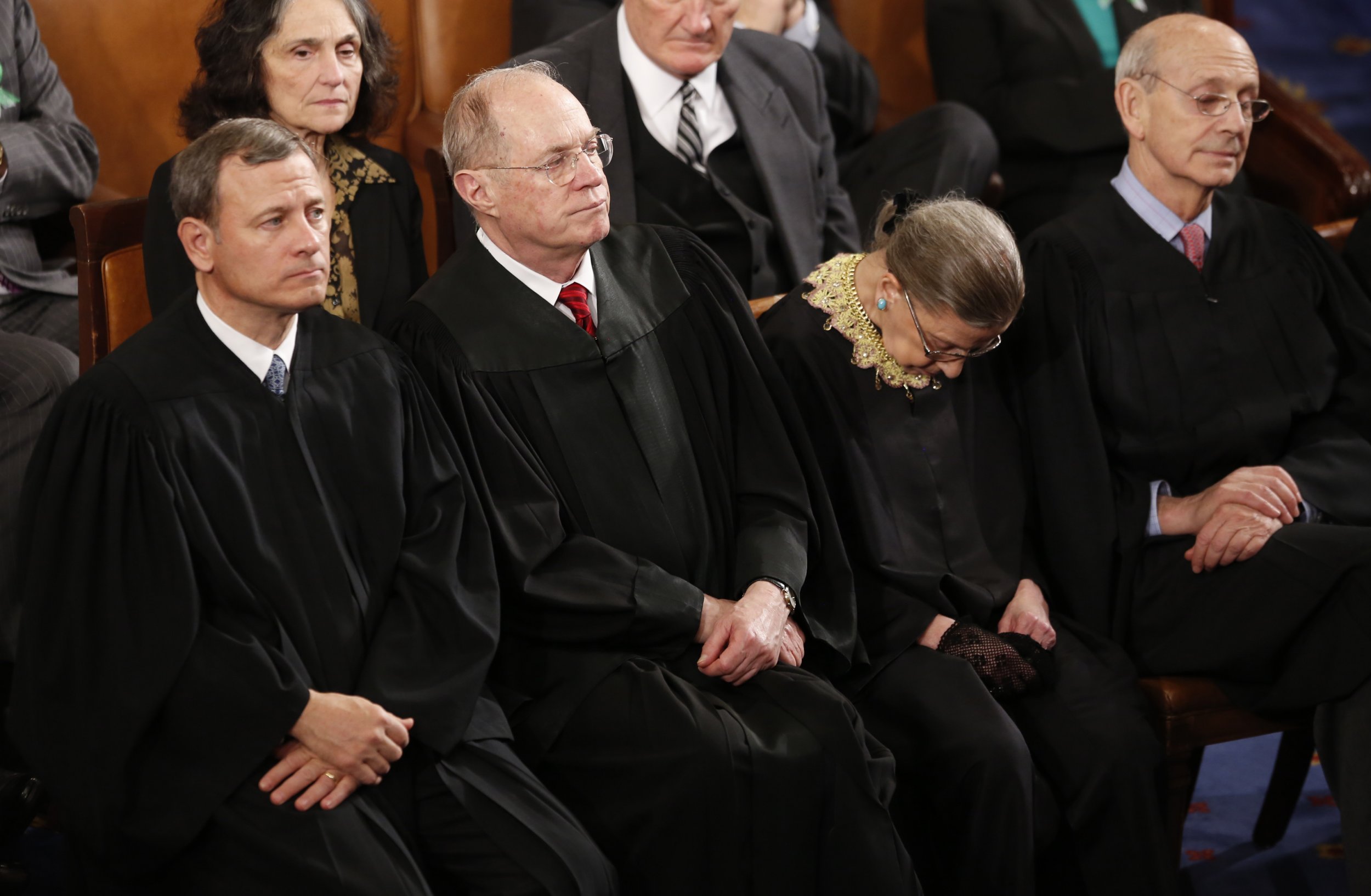 Ruth Bader Ginsburg Took a Tipsy Nap at the State of the Union