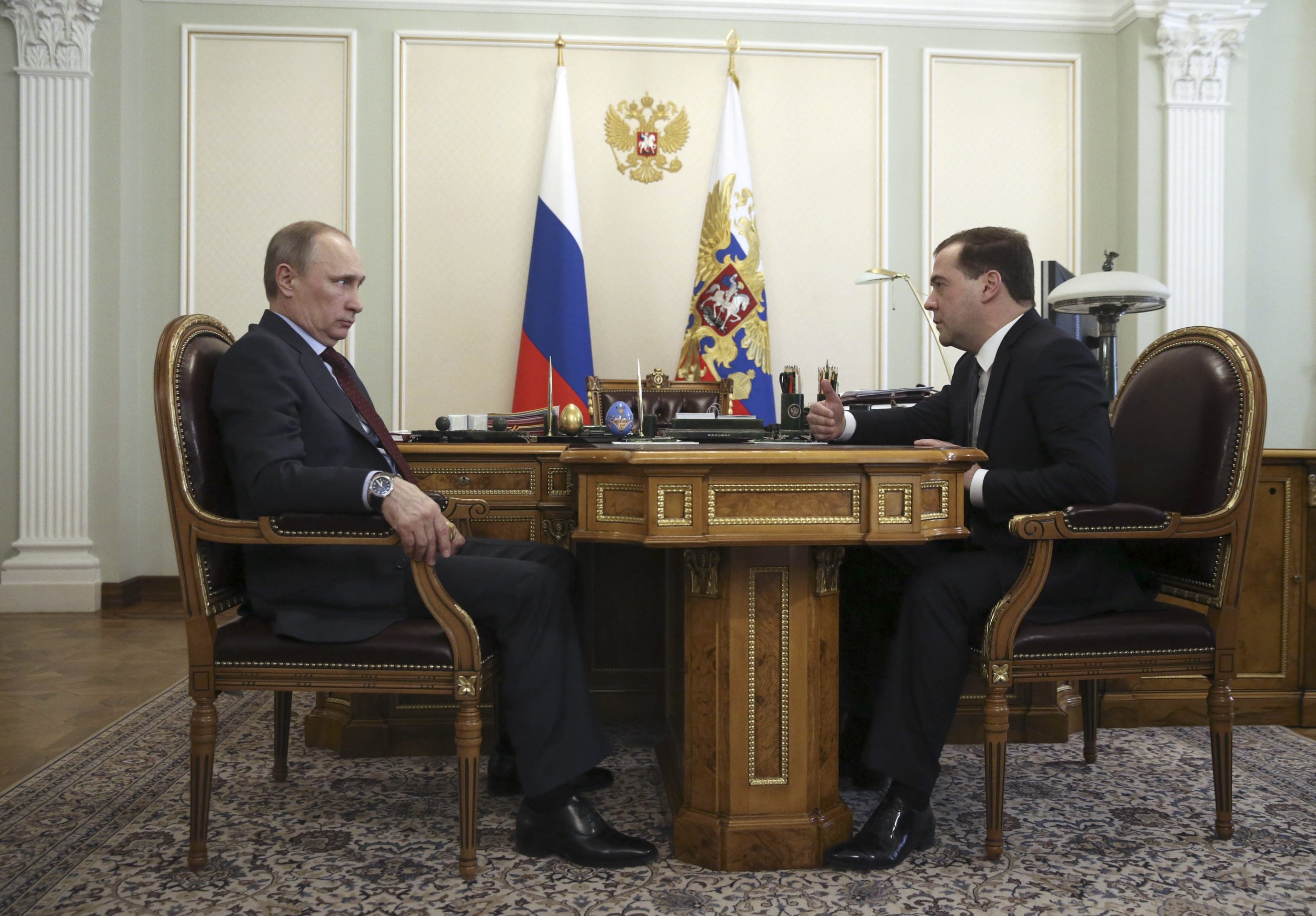 Putin and Medvedev