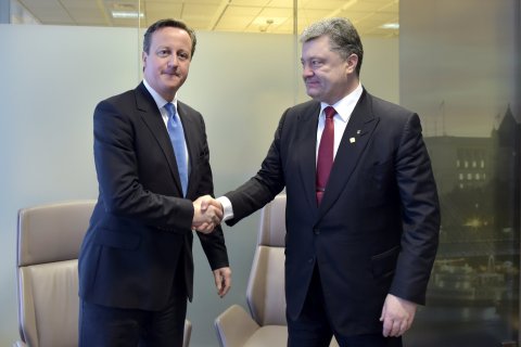 Cameron and Poroshenko