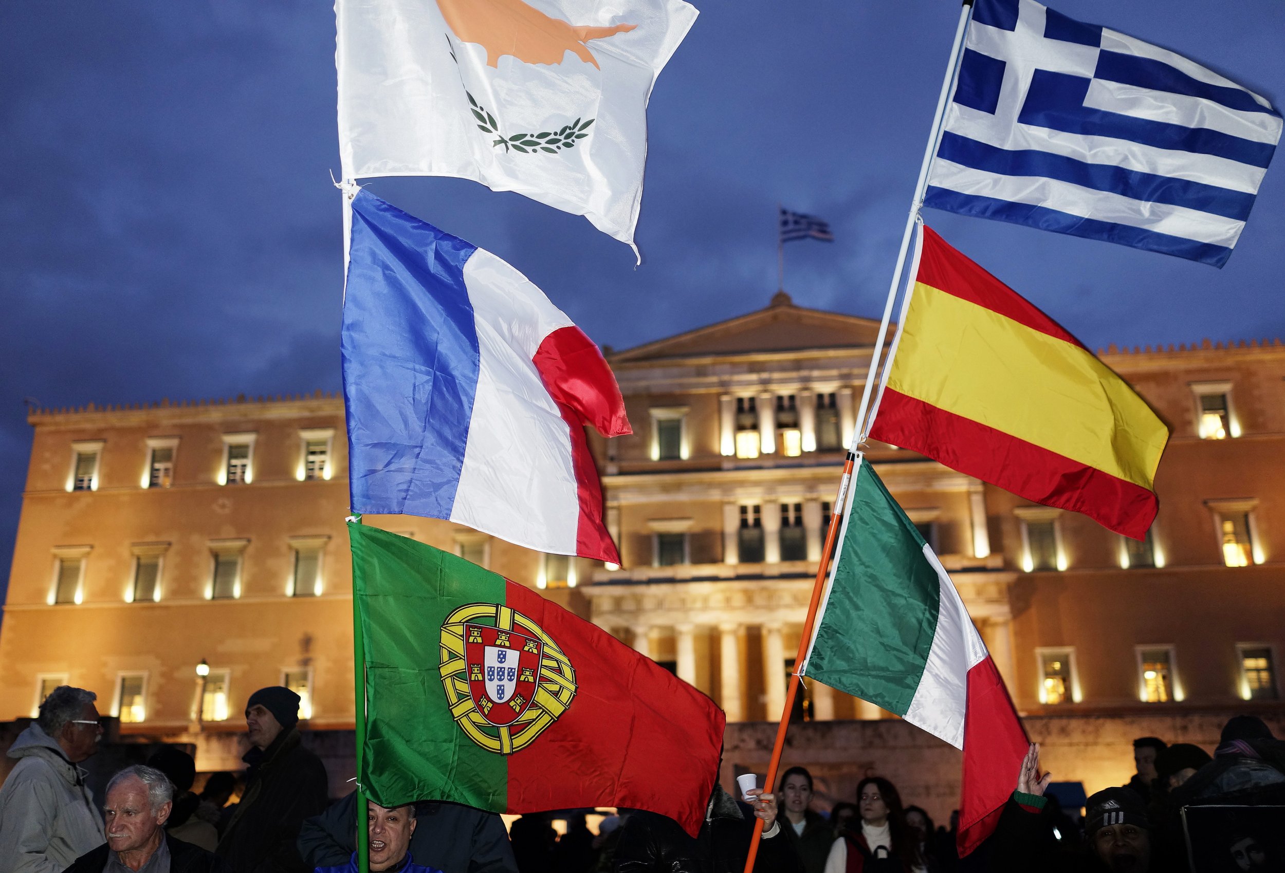 European flags