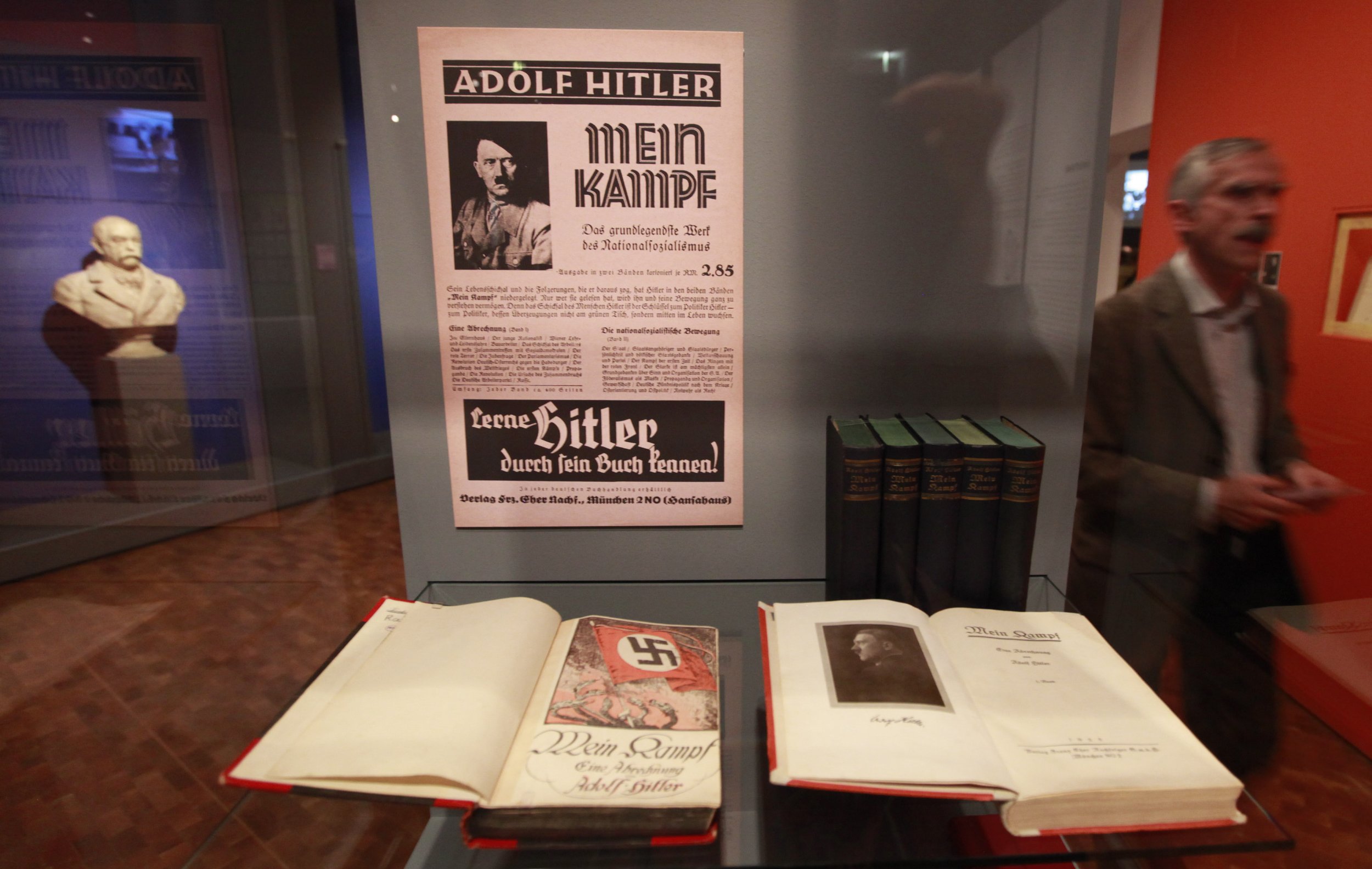 Copies of Adolf Hitler's book "Mein Kampf"