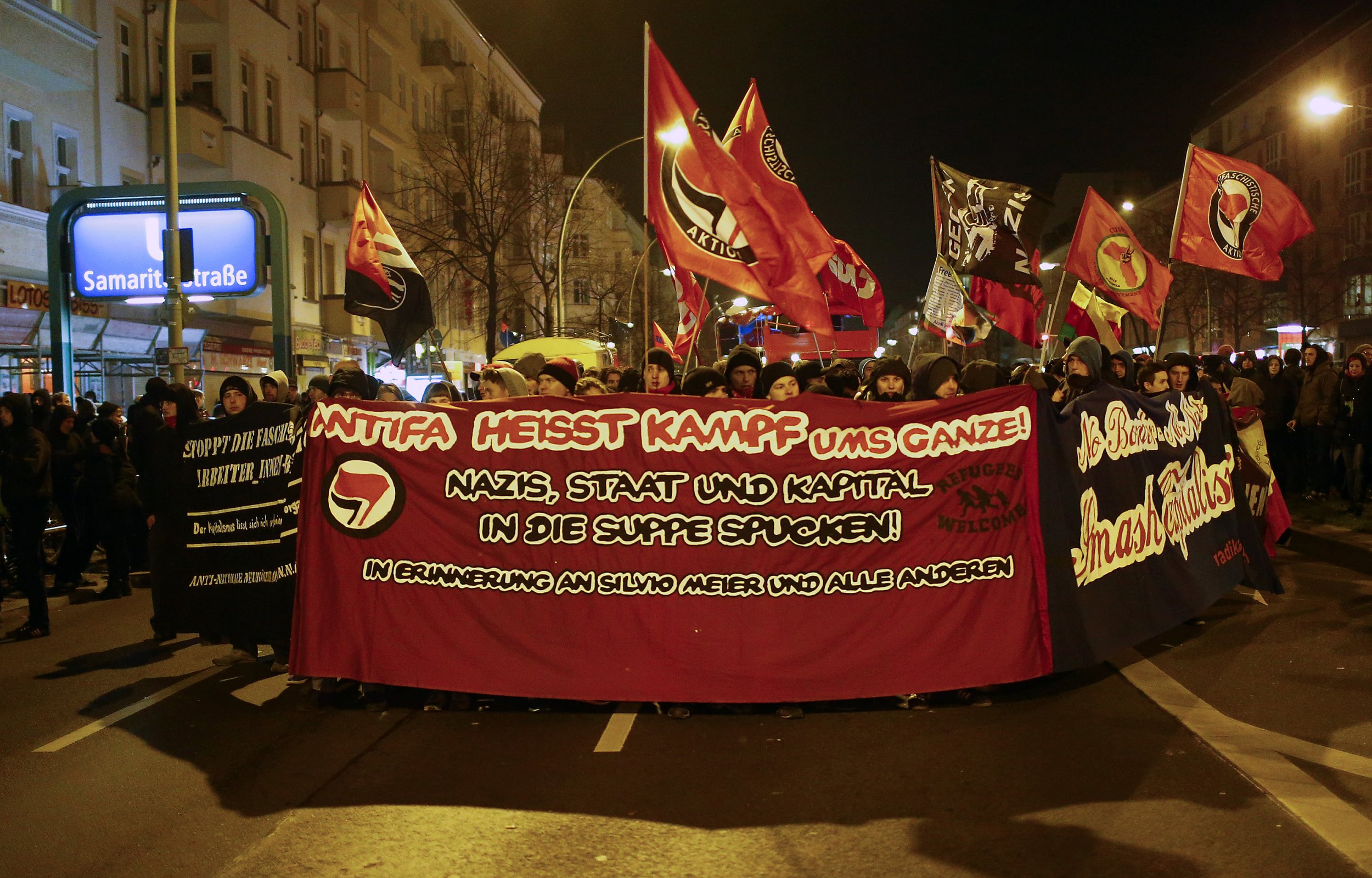 German protest