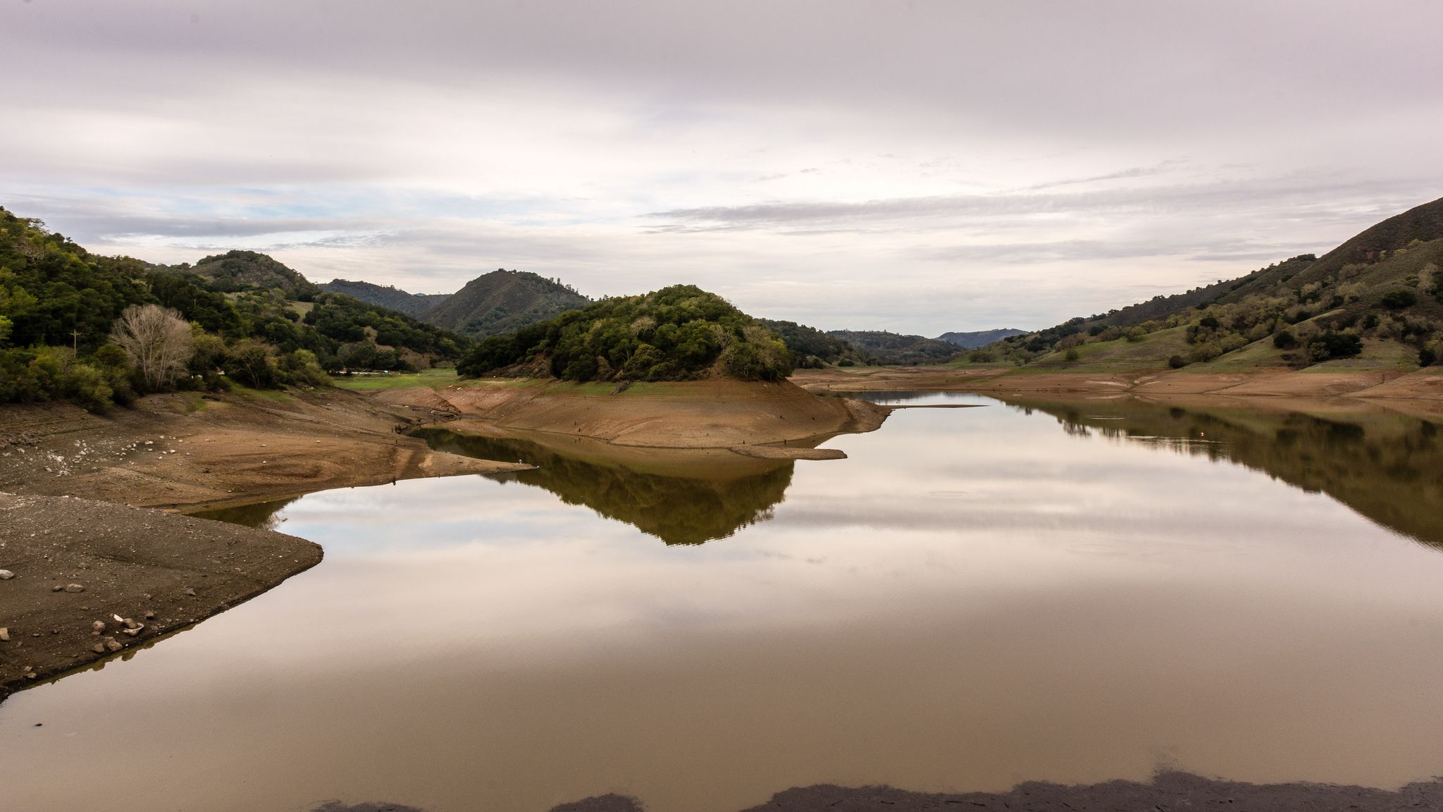 Uvas Reservoir, California Drought