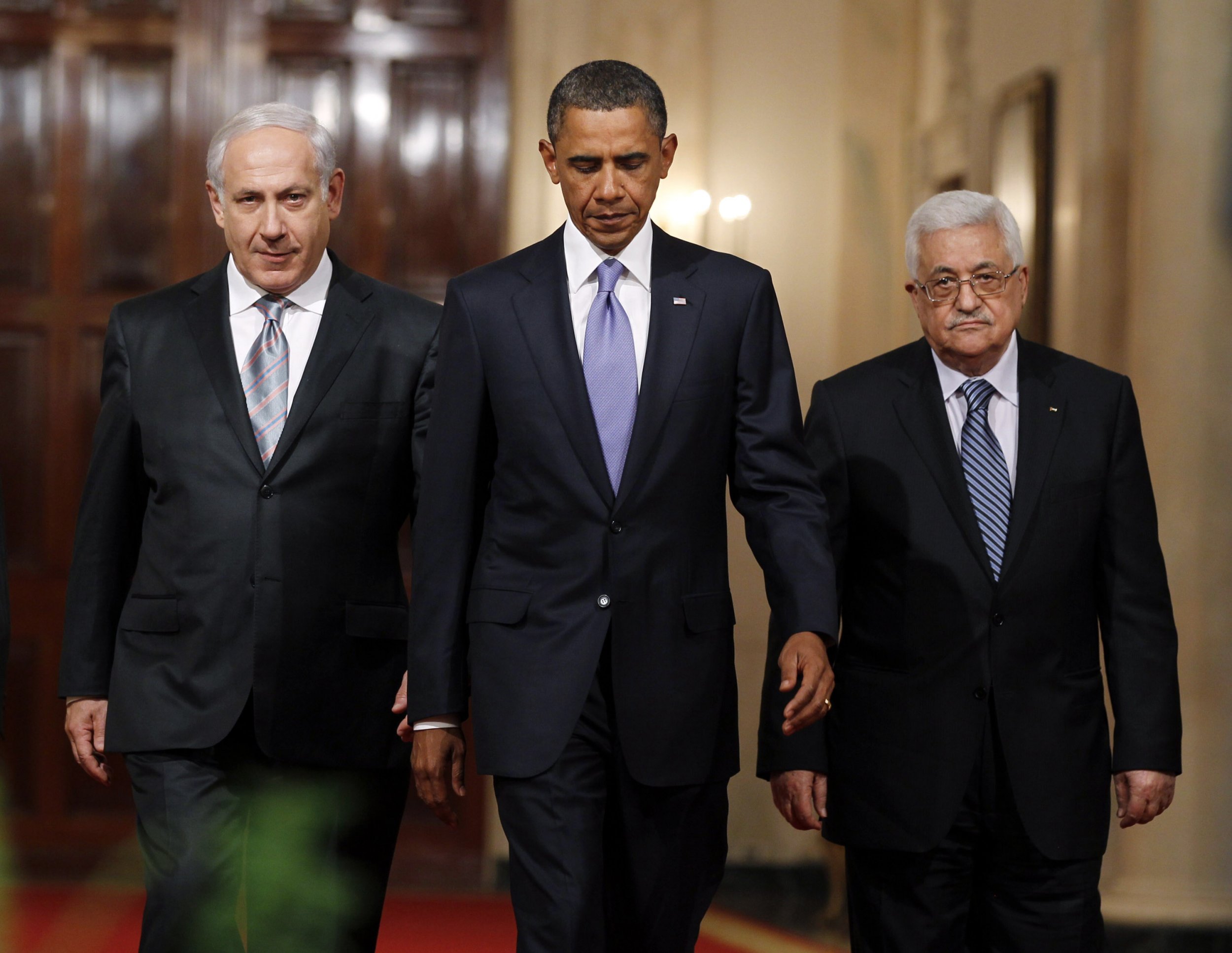 US Obama Netanyahu Abbas Israel Palestine