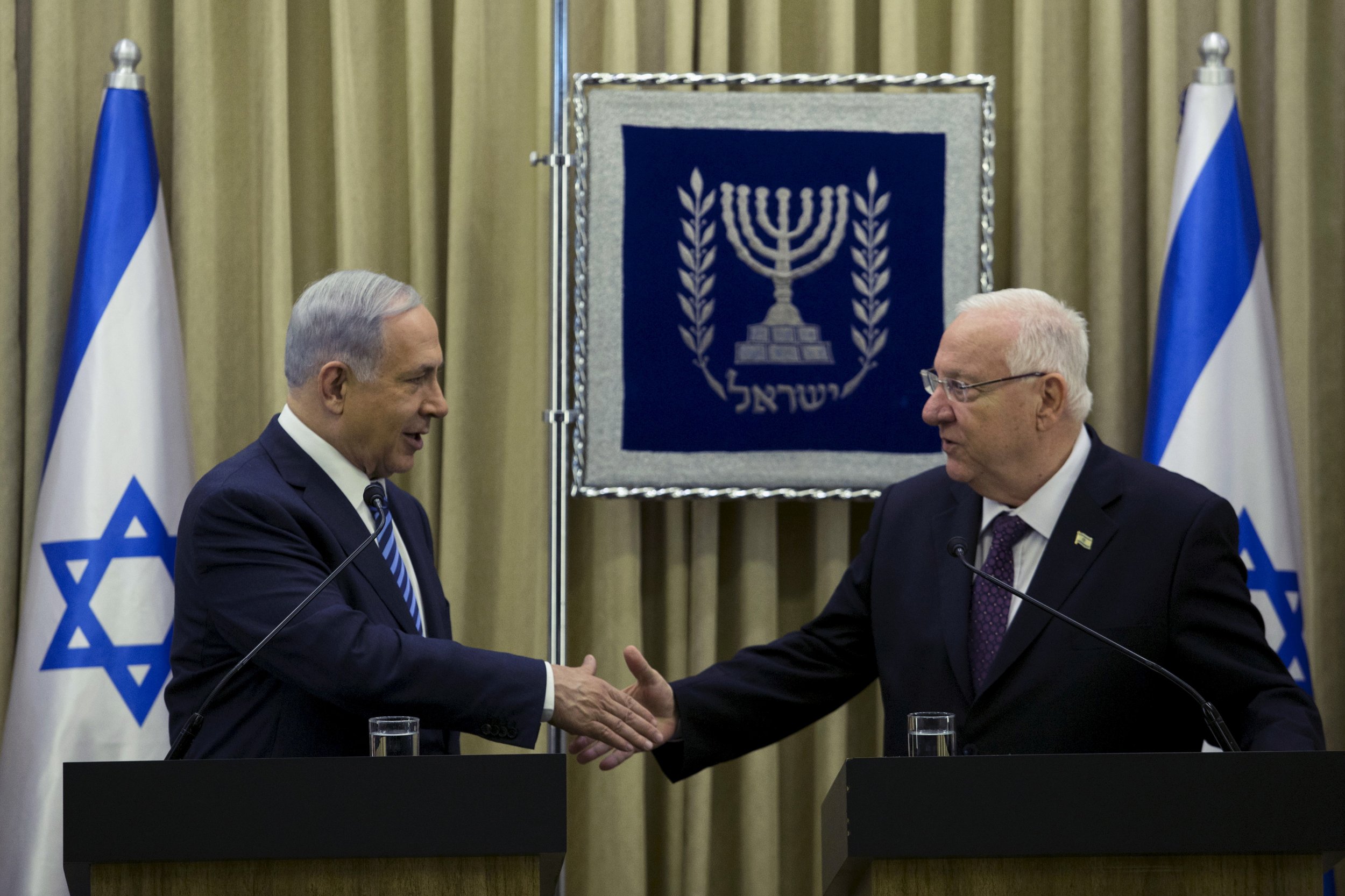 Netanyahu and Rivlin Netanyahu and Rivlin
