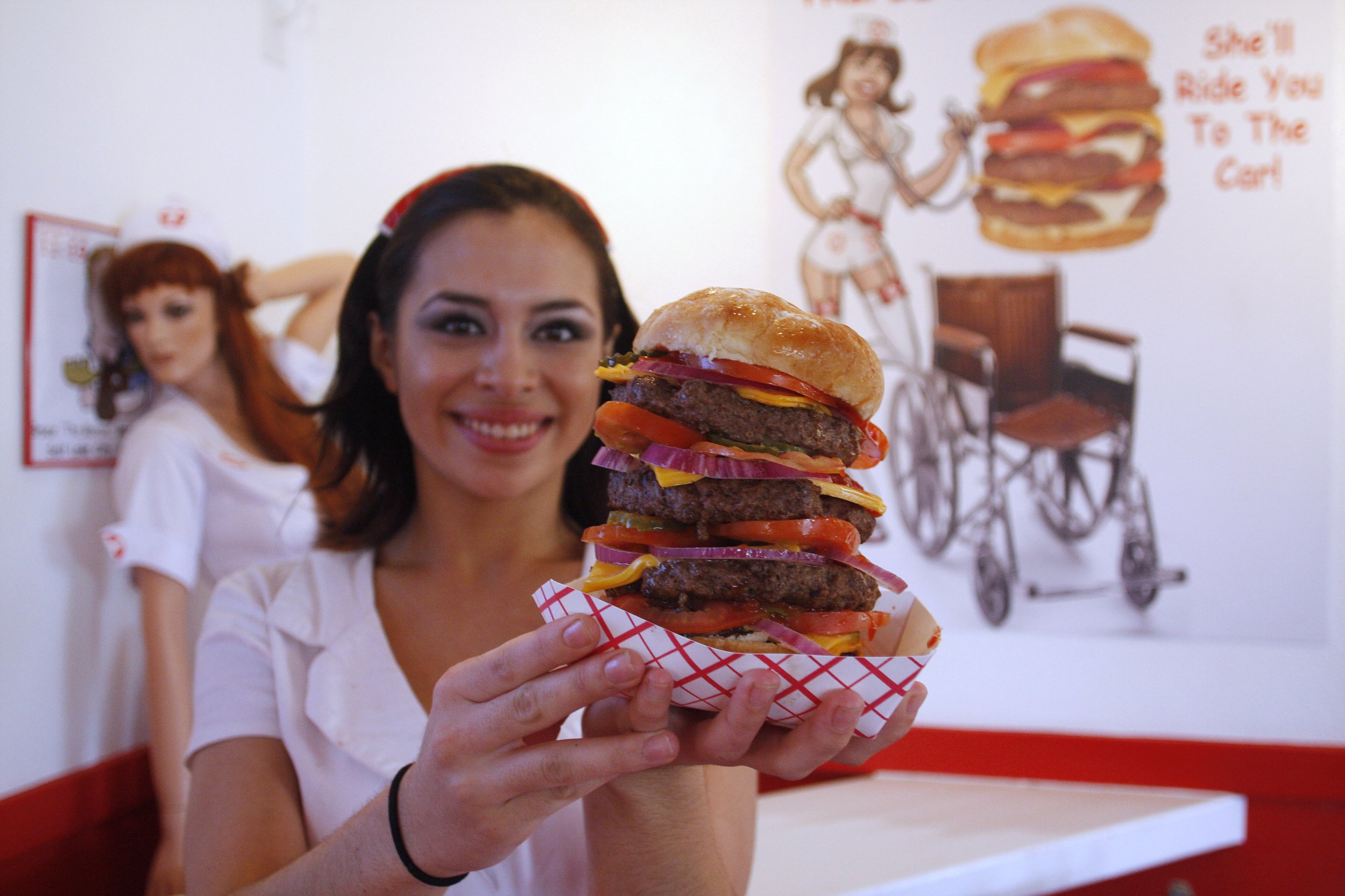 Heart Attack Grill Nutrition Chart