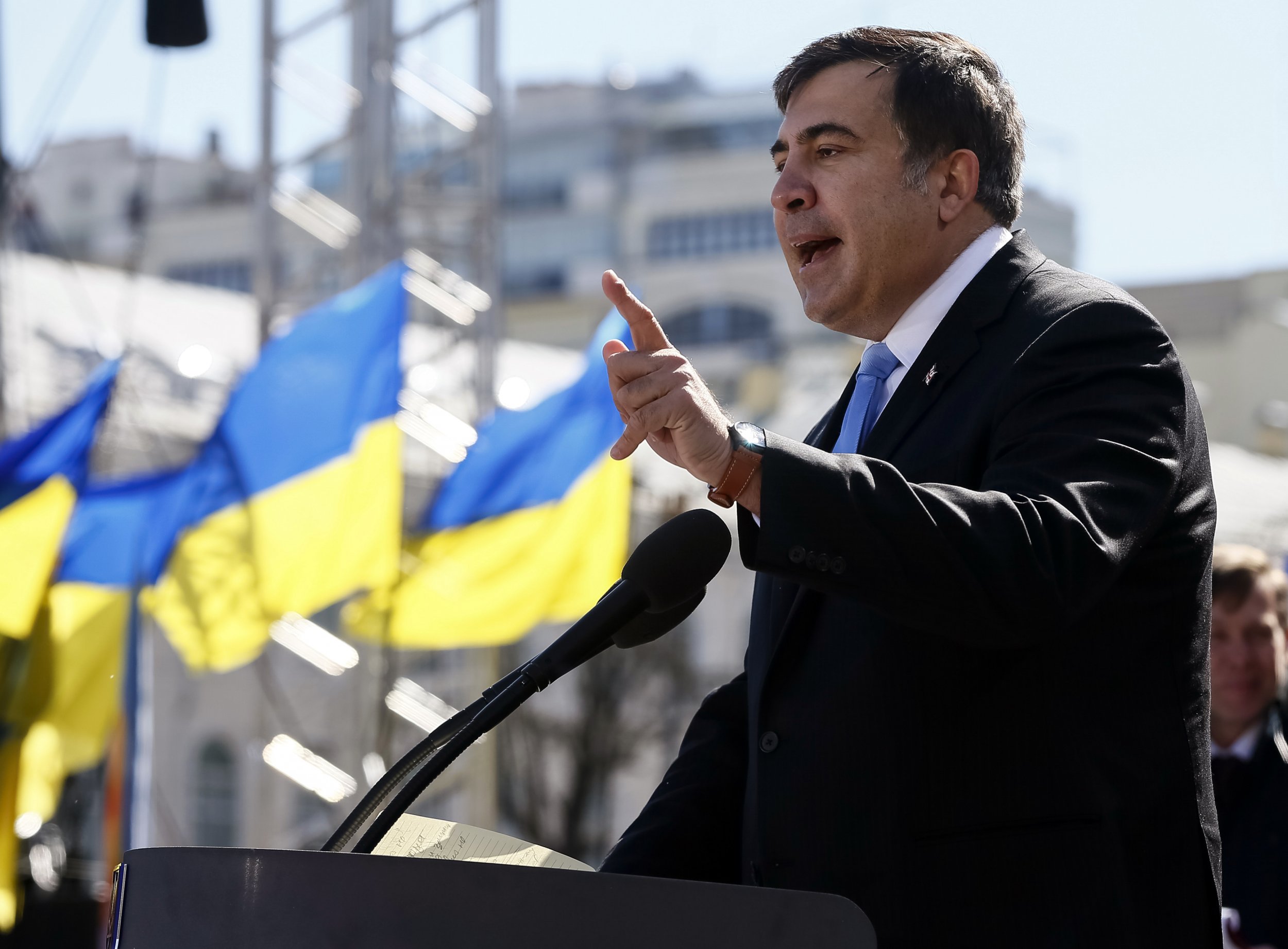 Mikhail Saakashvili in Ukraine