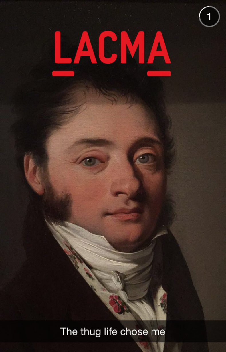 lacma museum snapchat