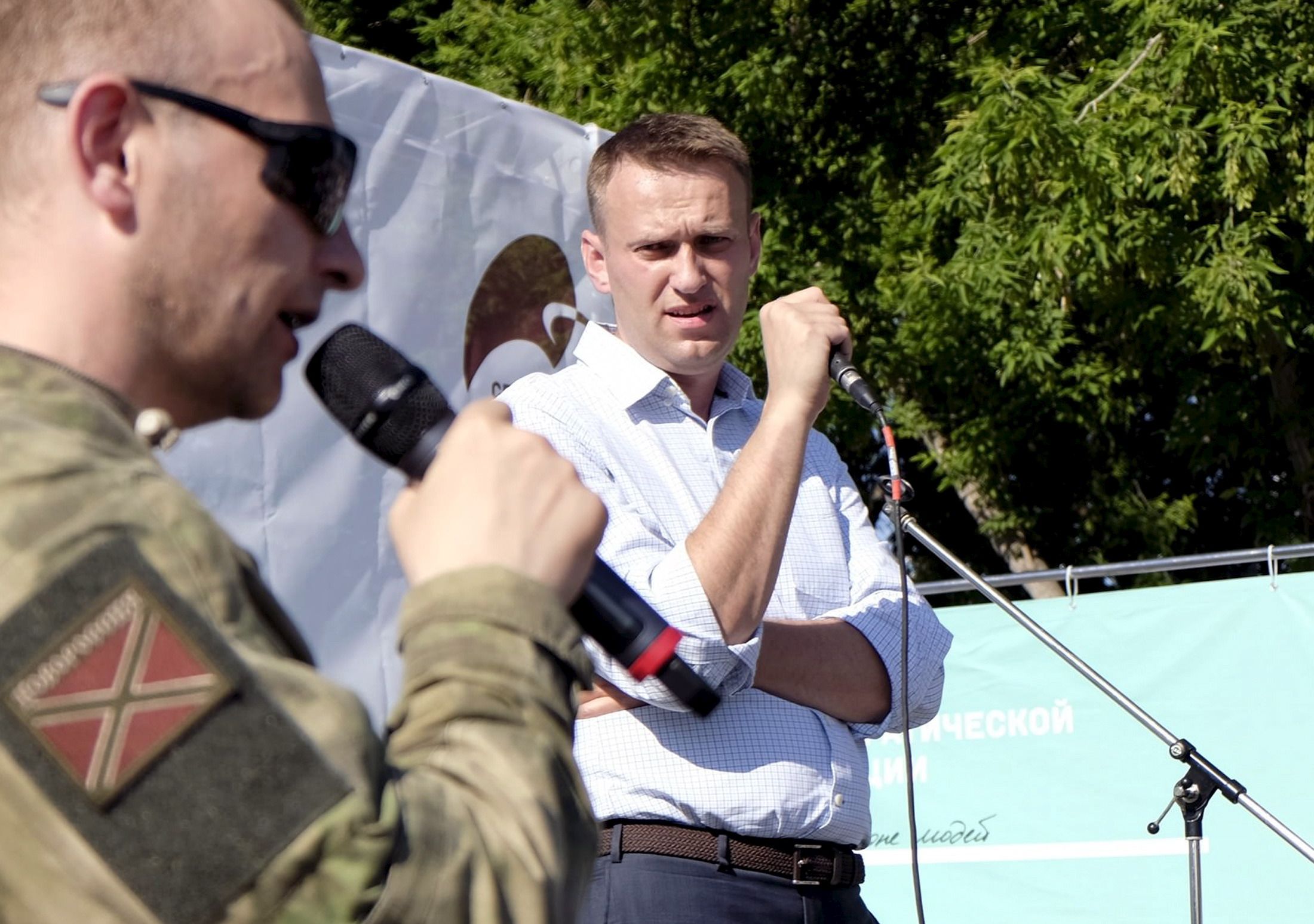 Alexey Navalny in Novosibirsk