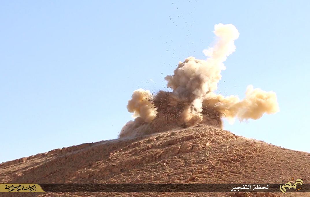 Isis Destroy Palmyra Shrine Isis Destroy Palmyra Shrine