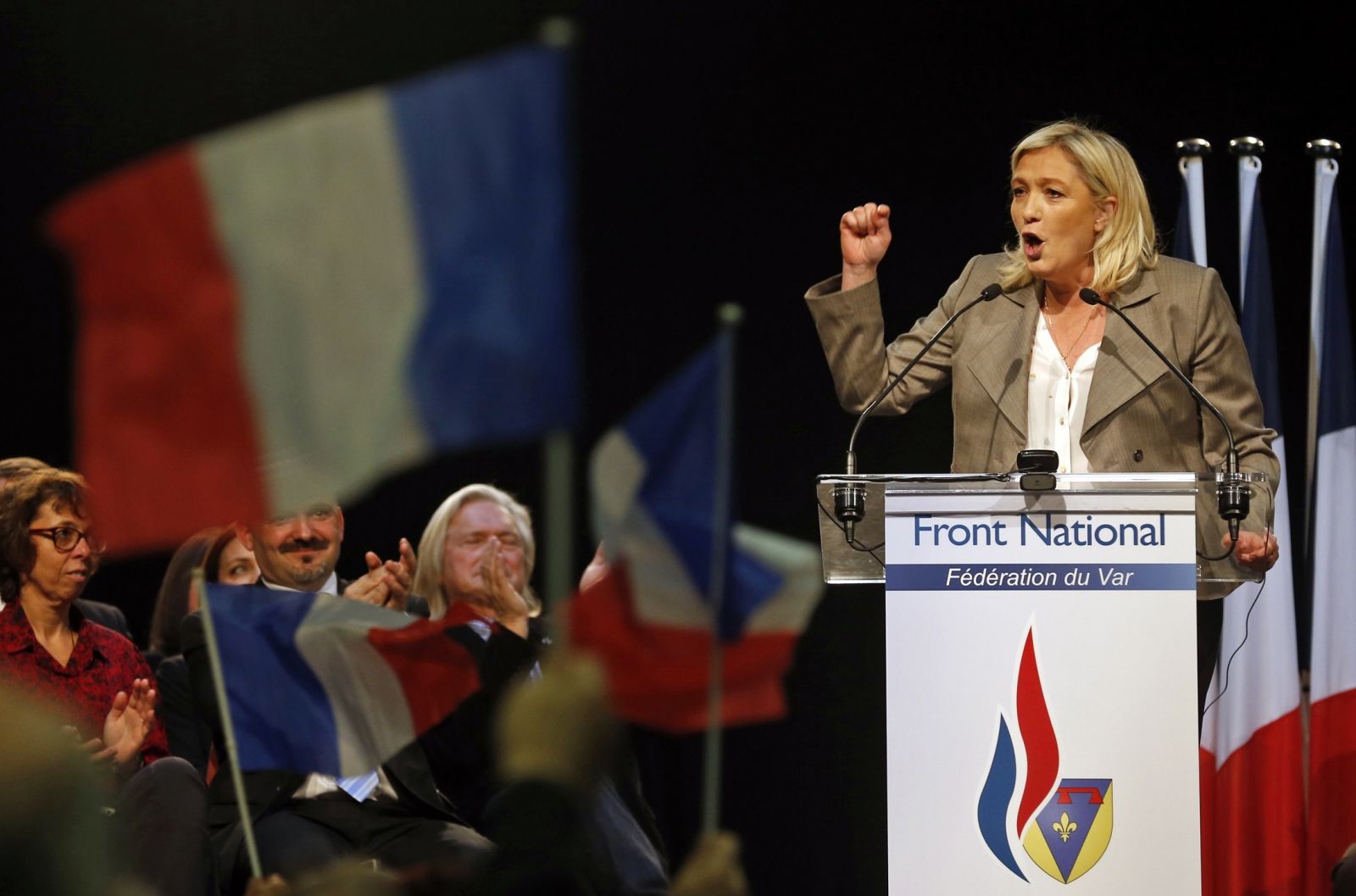 Le Pen says US is no ally