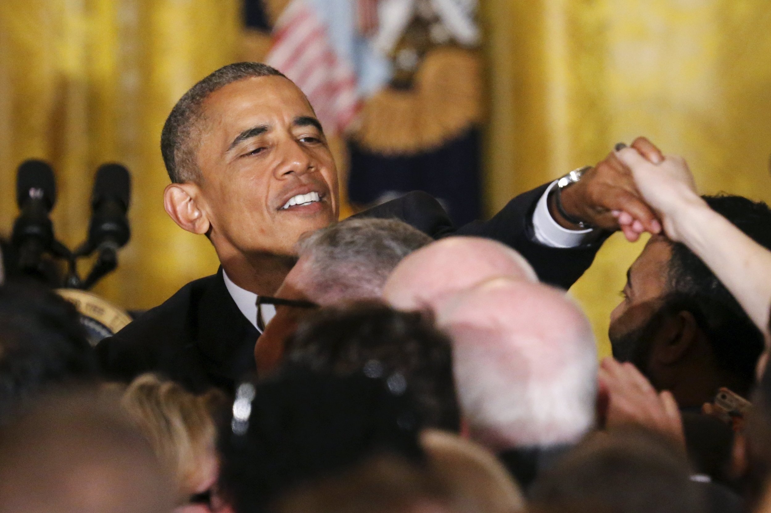 President Obama To Heckler: 'Listen, You're In My House' - Newsweek