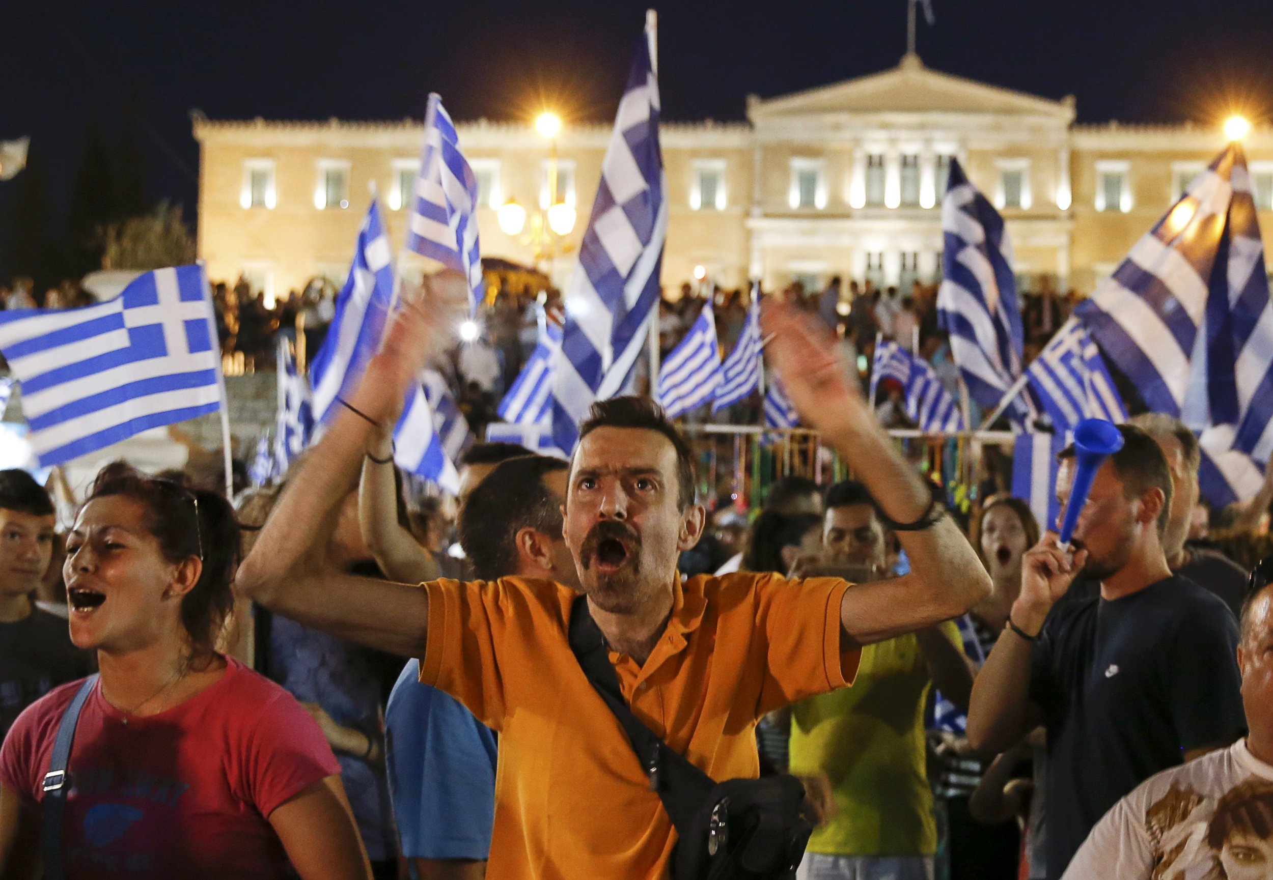 Oxi: Greeks Overwhelmingly Reject Aid Package in Referendum - Newsweek