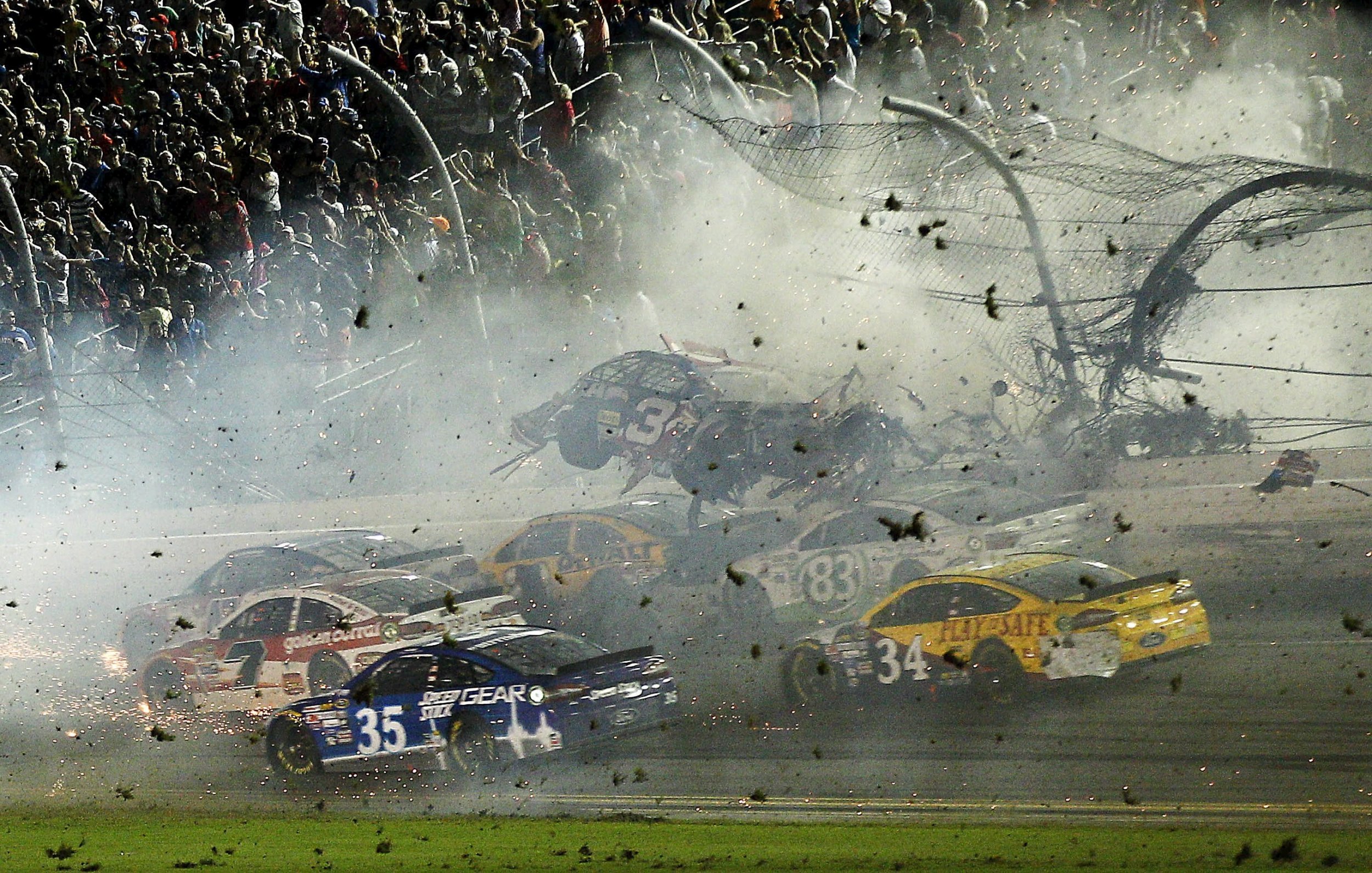 NASCAR Crash Injures Fans