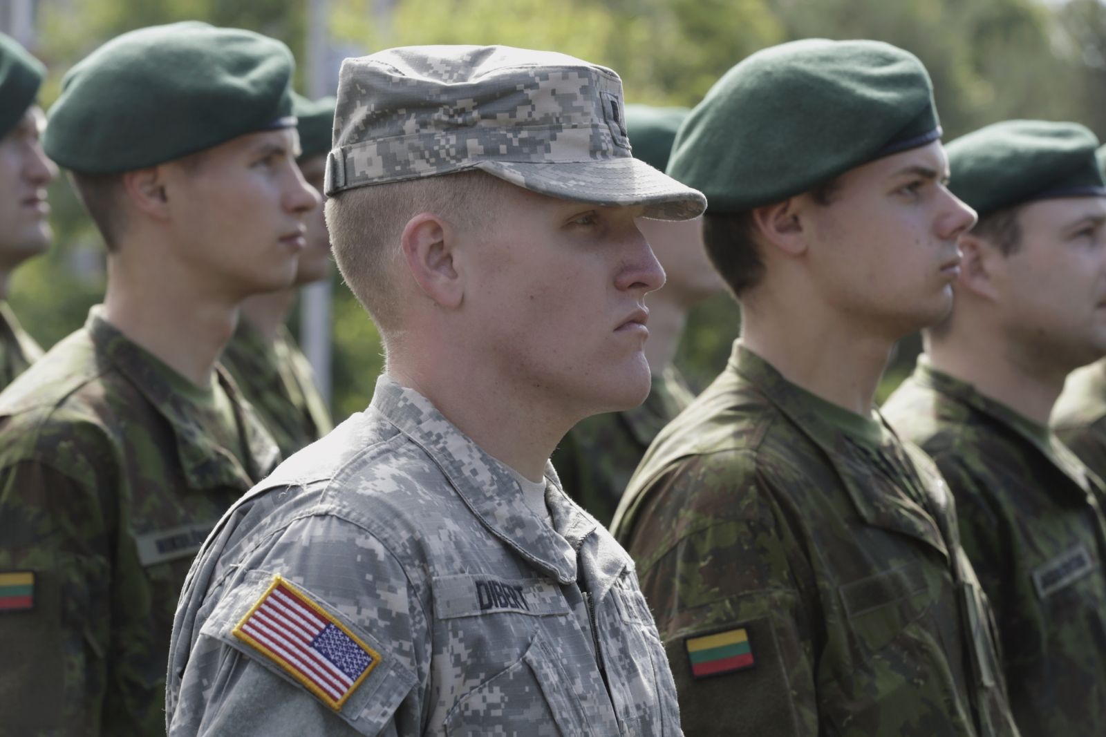 NATO military exercise soldiers