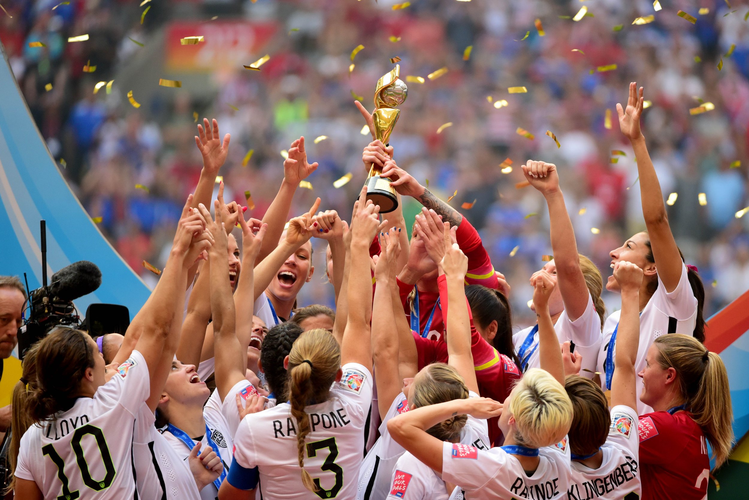 Inequality Hangs Over U.S. Women's World Cup Victory