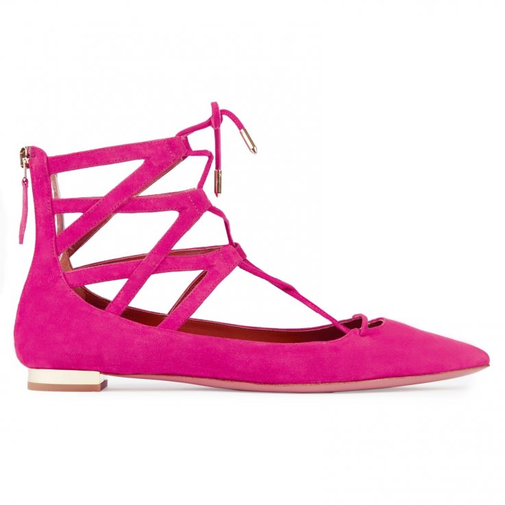 Aquazzura的尖头平底鞋 Aquazzura's pointy flats