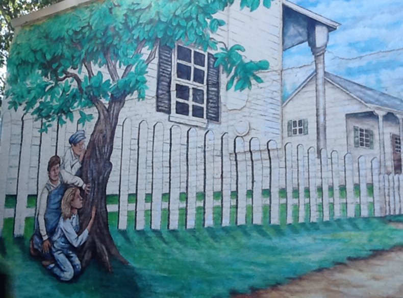 7-10-15 To Kill a Mockingbird mural