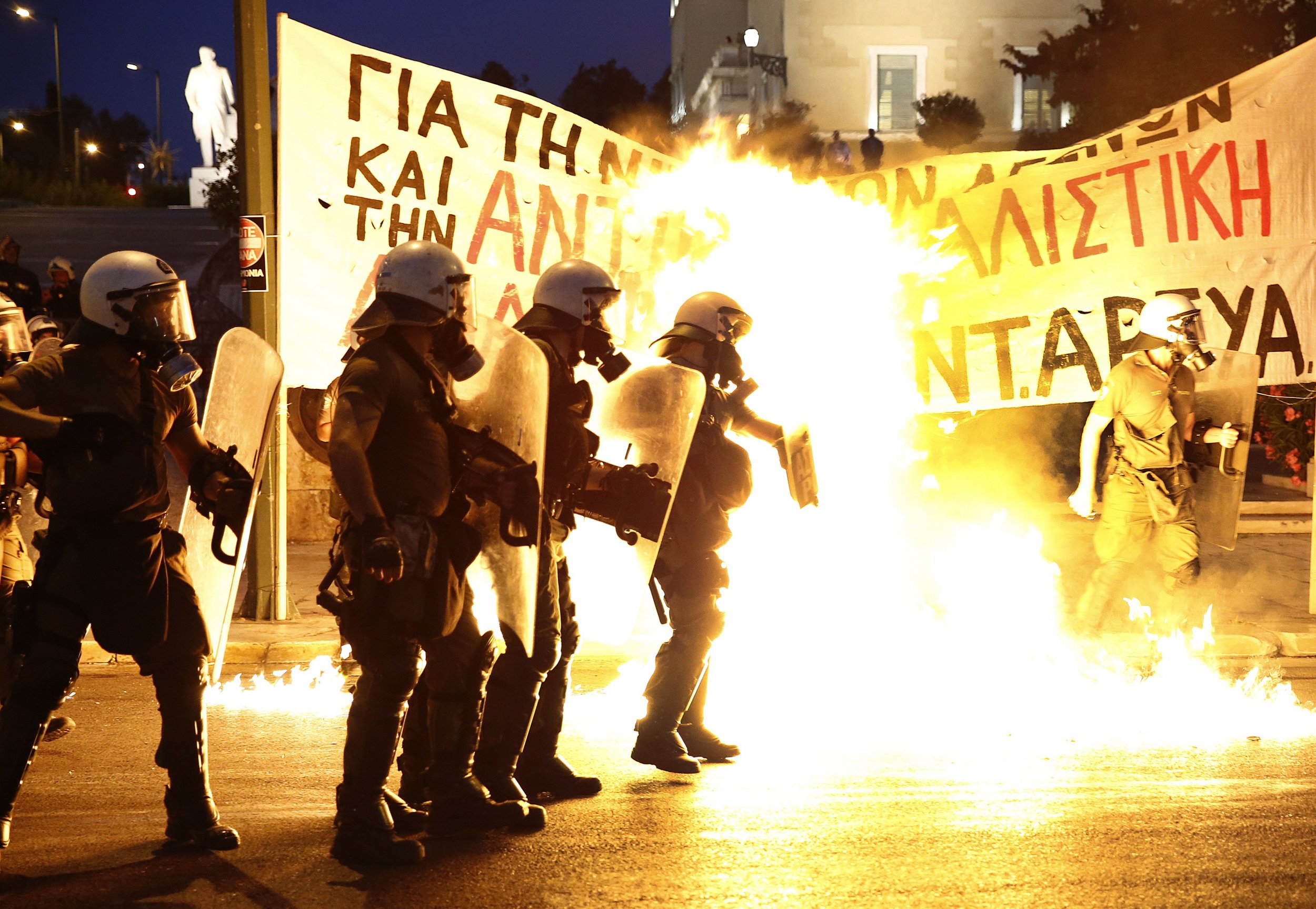 Violence in Athens Violence in Athens