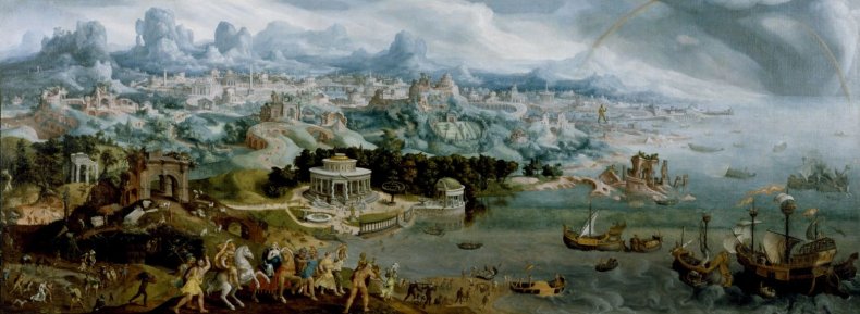 Abduction of Helen amidst the wonders Abduction of Helen amidst the wonders