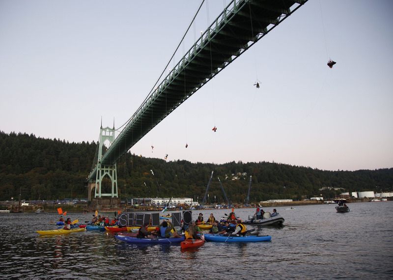 Portland Shell Arctic Drilling Protesters