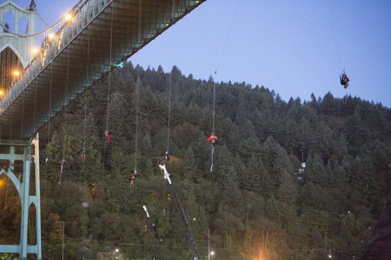 Greenpeace Arctic Drilling Portland Bridge Protest