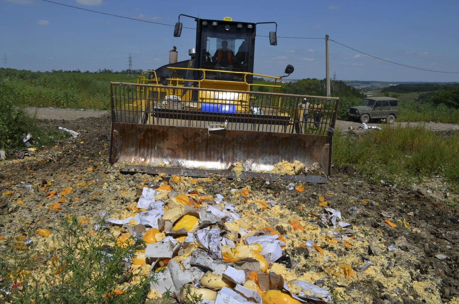 Russia destroys seized food