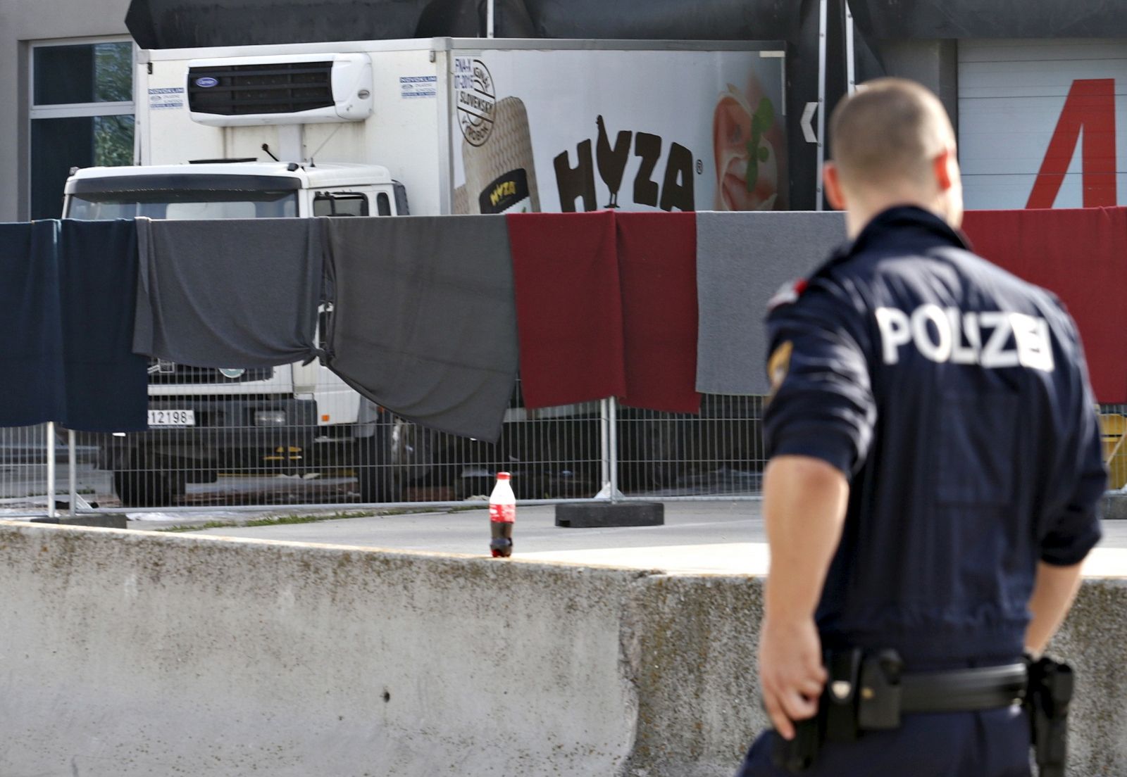 Refugees in Austrian Lorry