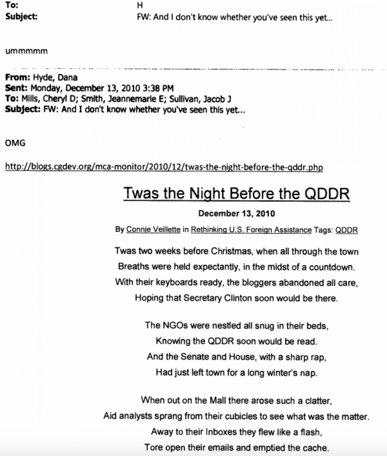 hillary email