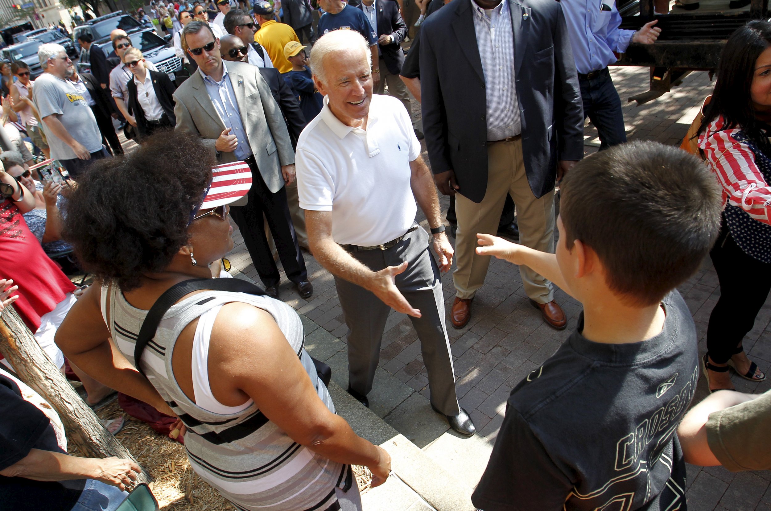 Joe Biden Shows What His Presidential Campaign Might Look Like At Labor Day Parade