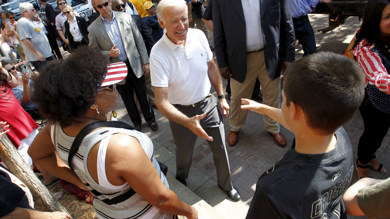 Joe Biden Shows What His Presidential Campaign Might Look Like At Labor Day Parade