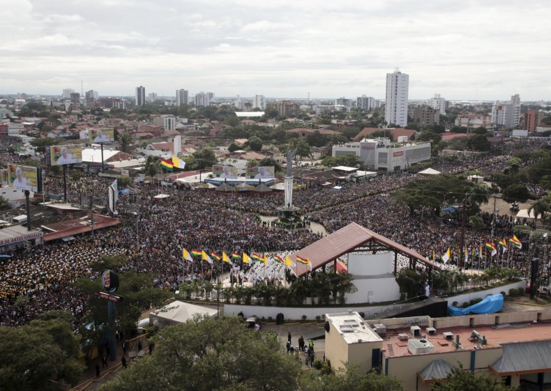 9/9 Pope Francis Mass Bolivia 9/9 Pope Francis Mass Bolivia