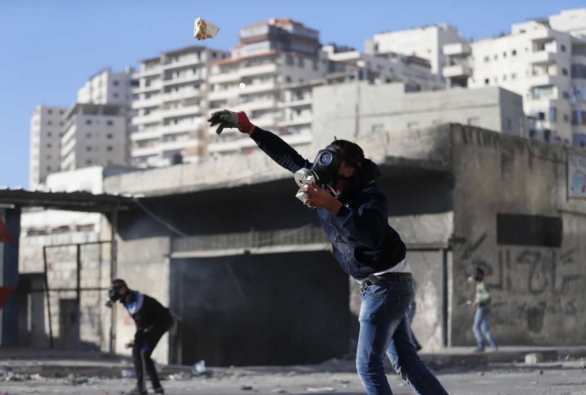 Israel Palestinian IDF Stone Throwers