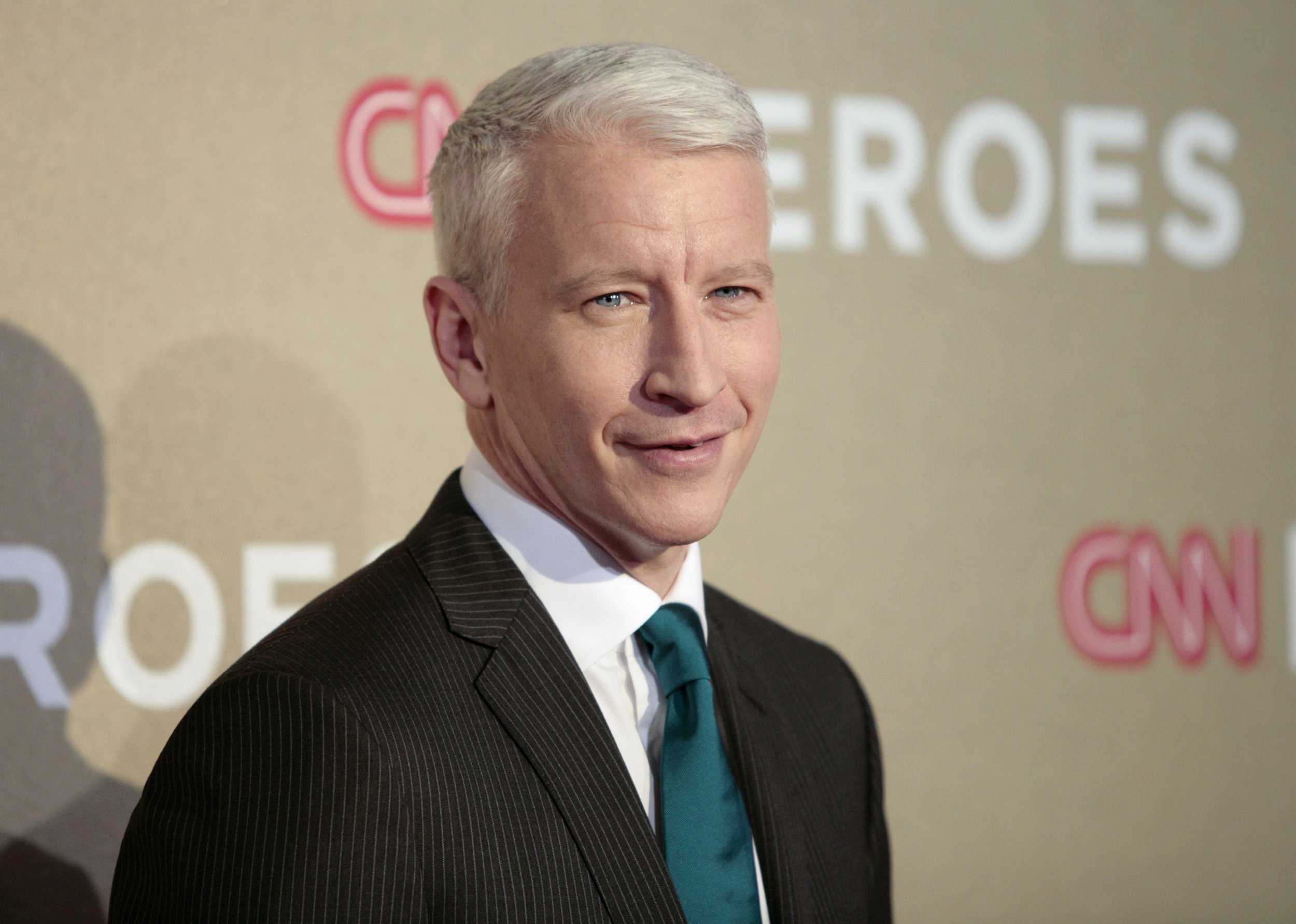 Is Anderson Cooper's hair really white? - Quora