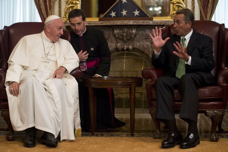 John Boehner meets the pope