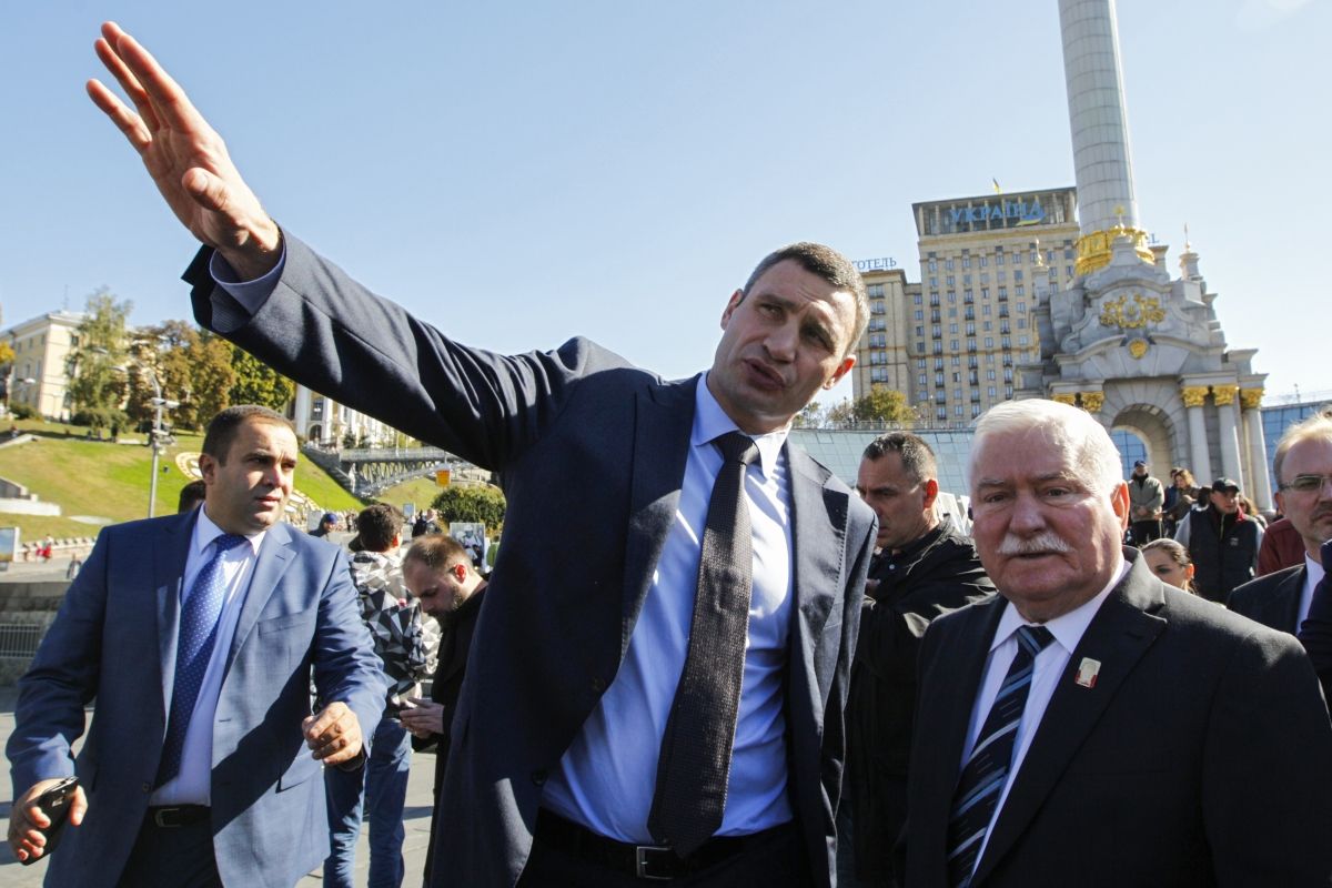 Vitali Klitschko Boris Nemtsov Street Kiev