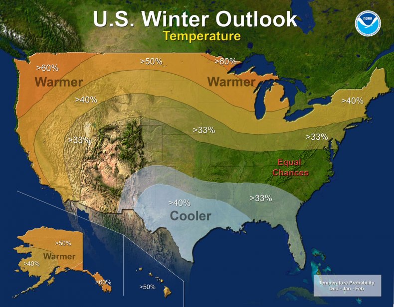 NOAA temp outlook 2016